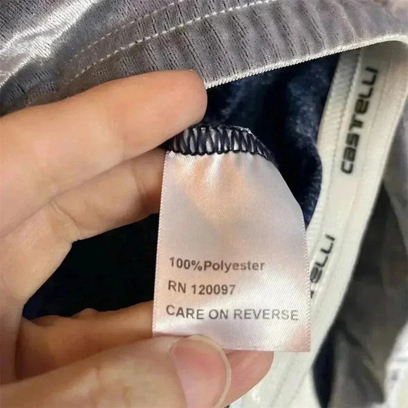 Castelli Men's Silver Long Sleeve Cycling Jersey Size M Lightweight - Picture 6 of 10